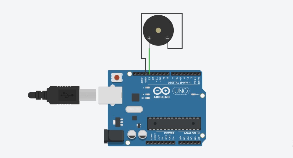 interface buzzer with Arduino board